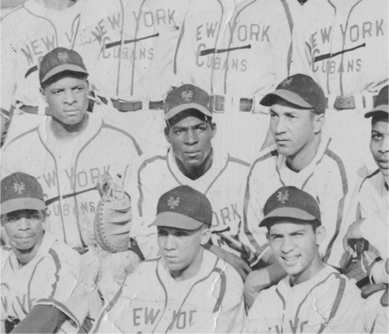 Minnie Mi&ntilde;oso with the New York Cubans, Negro League Champions, 1947